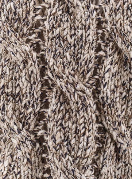 Brunello Cucinelli Wool And Cashmere Turtleneck Sweater With Sequins