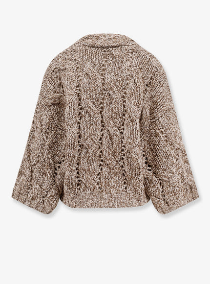 Brunello Cucinelli Wool And Cashmere Cardigan With Sequins
