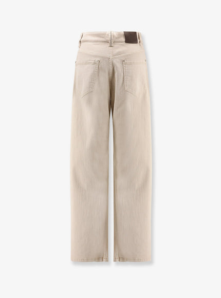 Brunello Cucinelli The Loose Barrel Jean Denim Trousers