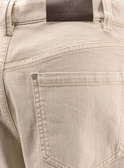 Brunello Cucinelli The Loose Barrel Jean Denim Trousers