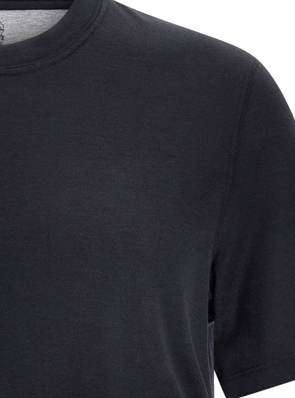 Brunello Cucinelli Silk And Cotton Blend T-Shirt