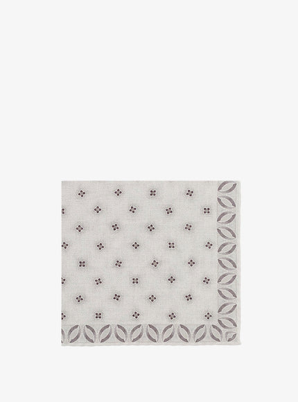 Brunello Cucinelli Silk Pochette Uni Bianco