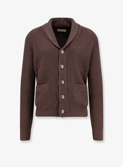 Brunello Cucinelli Cotton Cardigan Moro