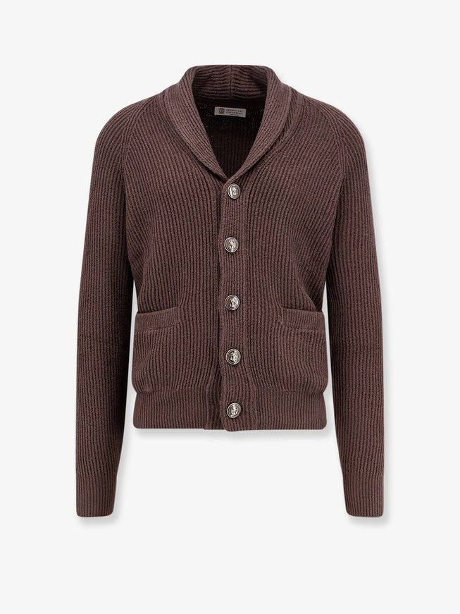 Brunello Cucinelli Cotton Cardigan Moro