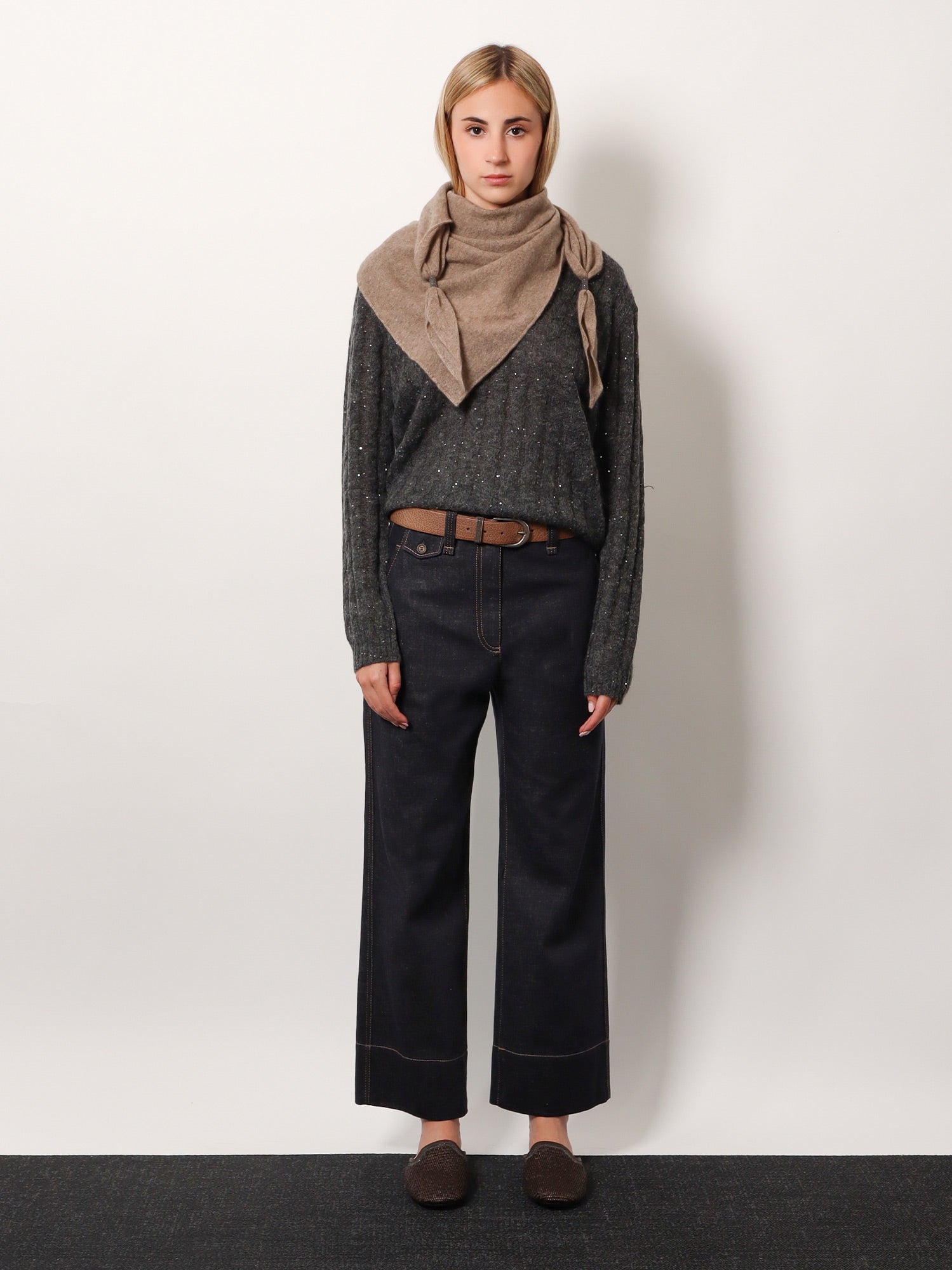 Brunello Cucinelli The Sartorial Square Jeans With