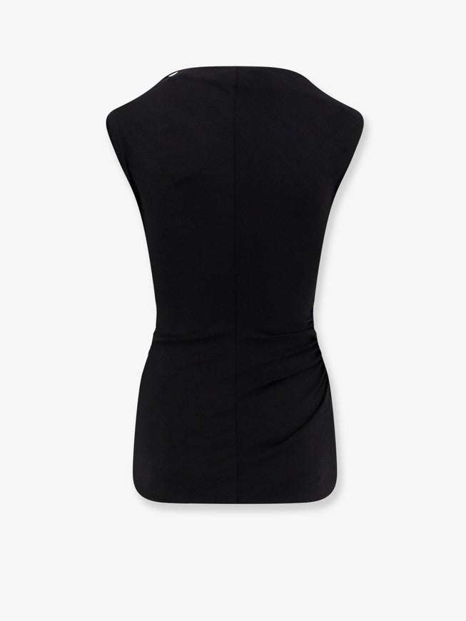 Brunello Cucinelli Wool And Stretch Viscose Top