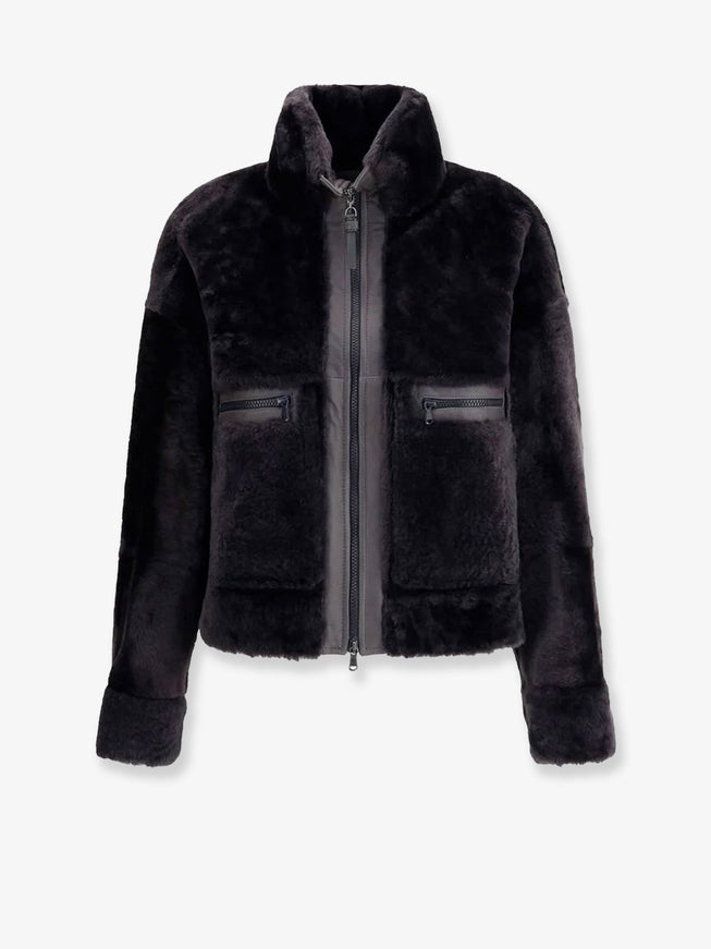 Brunello Cucinelli Shearling Jacket Carbone