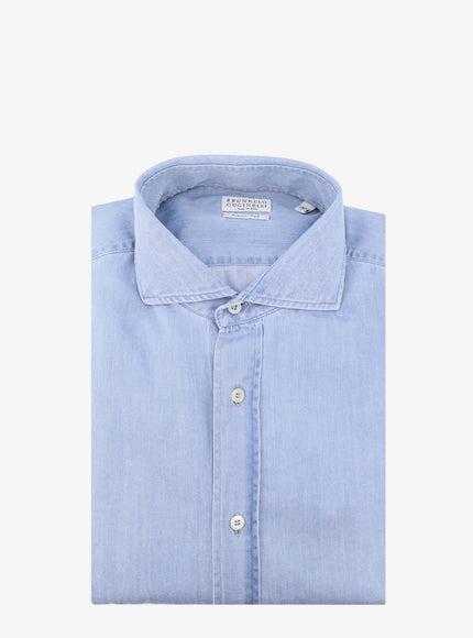 Brunello Cucinelli Cotton Shirt Denim