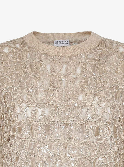 Brunello Cucinelli Dazzling Mohair, Silk And Linen Sweater