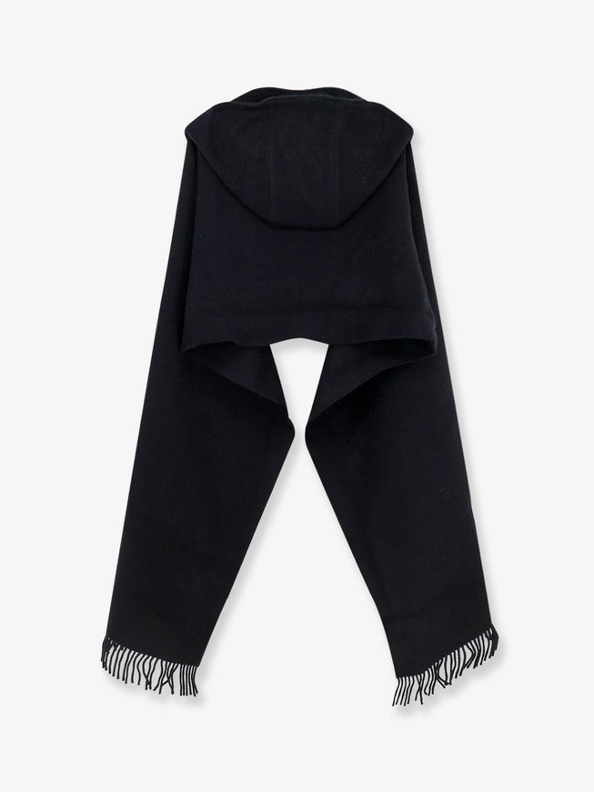 Brunello Cucinelli Wool And Cashmere Scarf With Hood