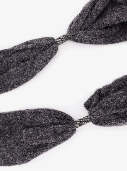 Brunello Cucinelli Cashmere Scarf With Monili Detail