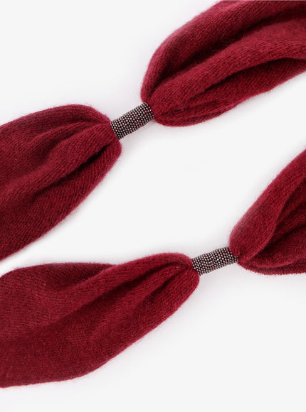 Brunello Cucinelli Cashmere Scarf With Monili Detail