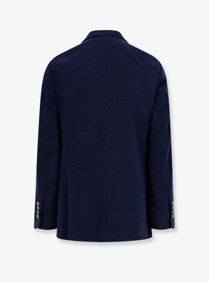 Brunello Cucinelli Deconstructed One-And-A-Half-Breasted Corduroy Blazer