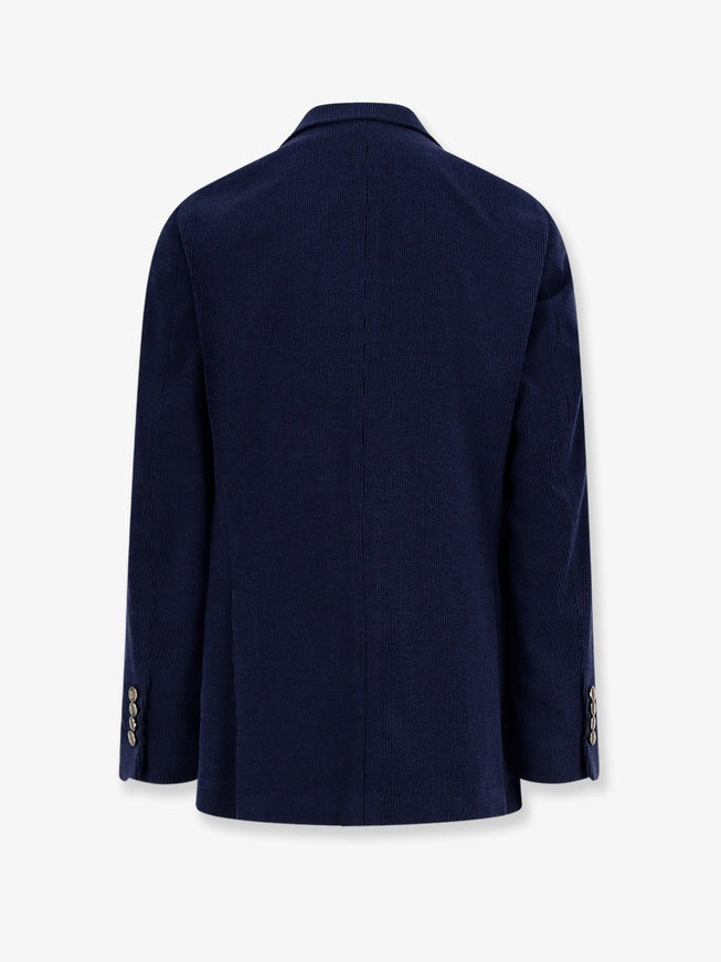 Brunello Cucinelli Deconstructed One-And-A-Half-Breasted Corduroy Blazer