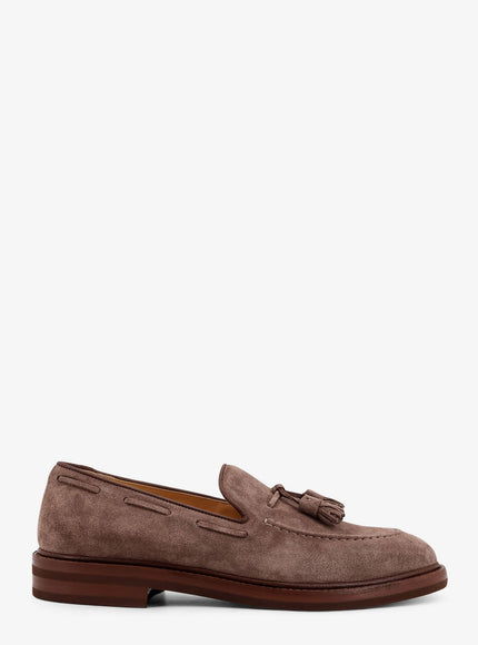 Brunello Cucinelli Suede Loafers Medium Brown