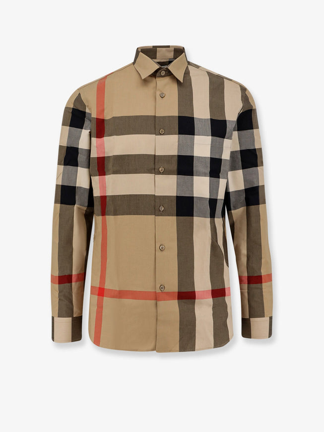 Burberry Organic Cotton Shirt Beige