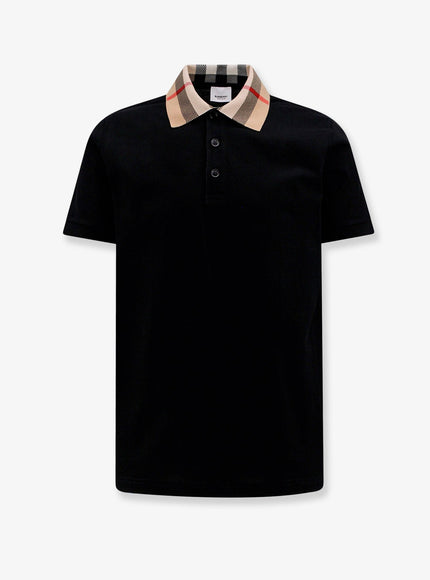 Burberry Cody Organic Cotton Polo Shirt Xxl Black