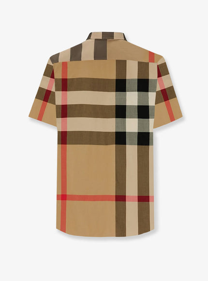 Burberry Cotton Shirt With Check Print