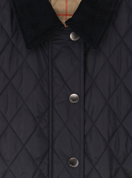 Burberry Nylon Jacket With Stitching