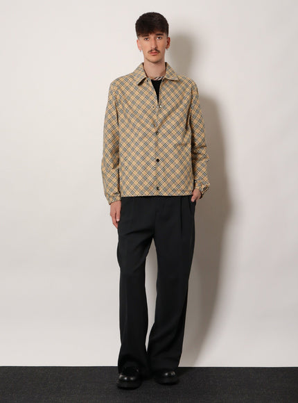 Burberry Slindon Jacket With Iconic Check Motif