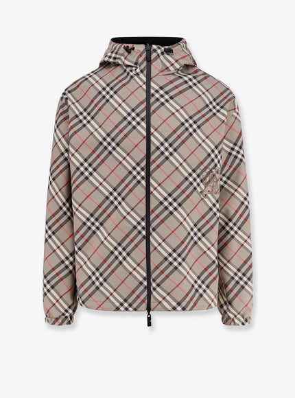 Burberry Trafford Reversible Jacket Mauve Grey Ip Check