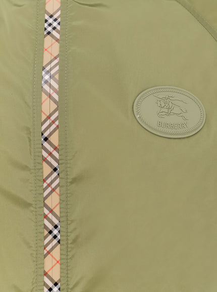 Burberry Nylon Jacket With Ekd Patch