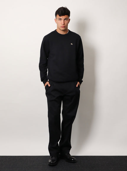 Burberry Cotton Sweatshirt With Logo Embroidery