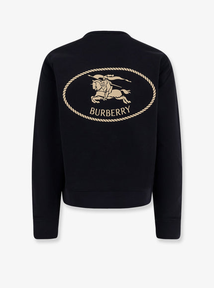 Burberry Cotton Sweatshirt With Logo Embroidery