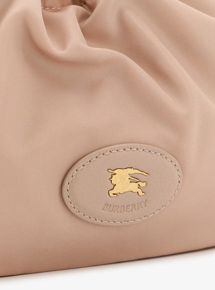 Burberry Horseshoe Drawstring Clutch Bag
