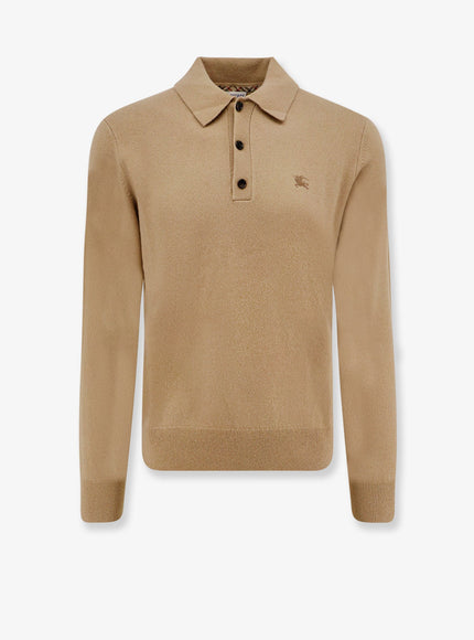 Burberry Cameron Cashmere Polo/Sweater Flax