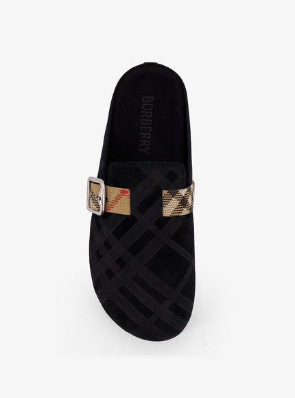 Burberry Urchin Low Velvet Sandals