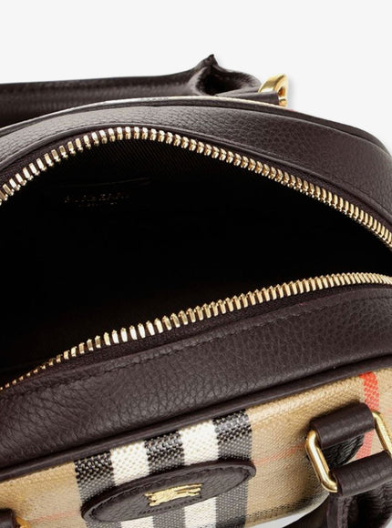 Burberry Burberry Check Coated Canvas Shoulder Bag