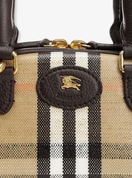 Burberry Burberry Check Coated Canvas Shoulder Bag