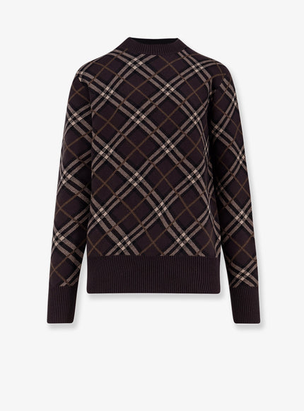 Burberry Gregory Wool And Cashmere Sweater Truffle Ip Check