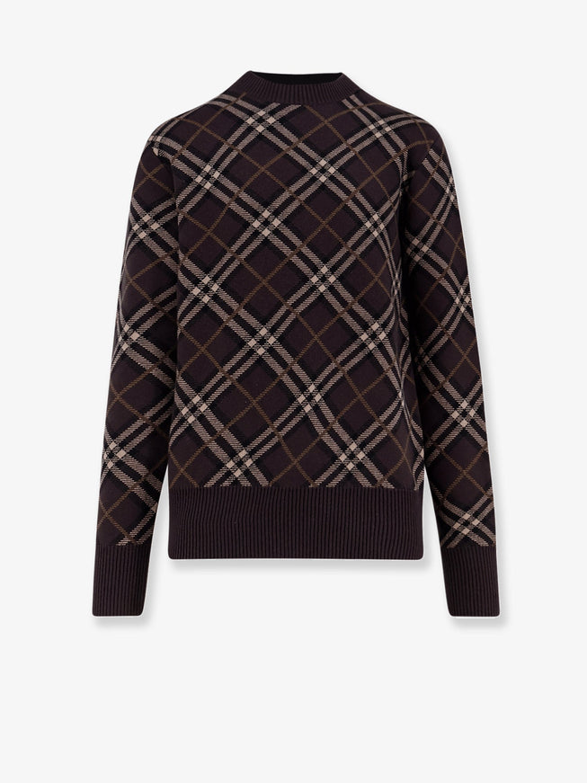Burberry Gregory Wool And Cashmere Sweater Truffle Ip Check