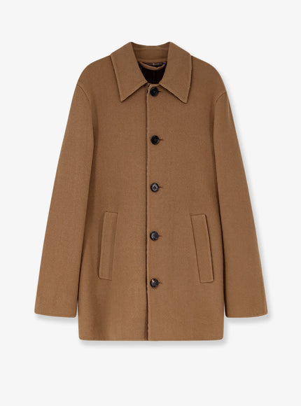 Burberry Worthing Wool Coat Camel Treacle Bn Chk