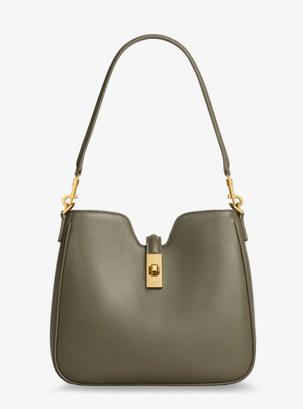 Celine Camille 16 Small Leather Crossbody Bag Uni Golden Khaki