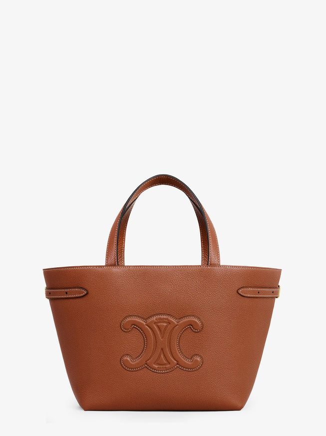 Celine Borsa A Tracolla Cabas Anais Mini In Pelle Uni Tan