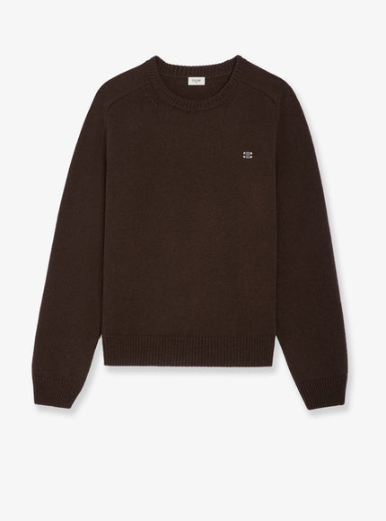 Celine Wool And Cashemre Sweater Brown