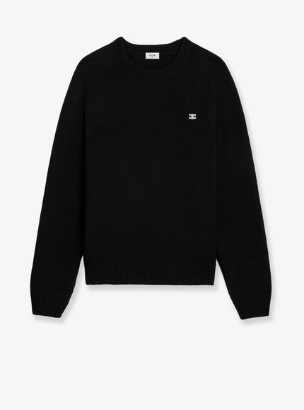 Celine Wool And Cashemre Sweater Black