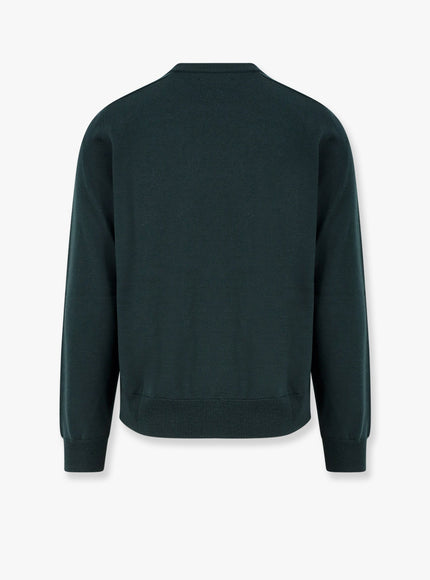 Celine Wool Sweater With Embroidered Logo On The Front