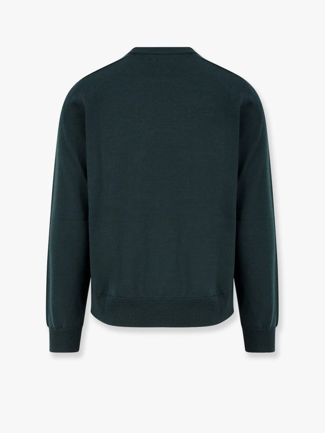 Celine Wool Sweater With Embroidered Logo On The Front