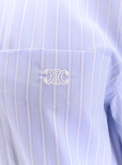 Celine Striped Cotton Shirt