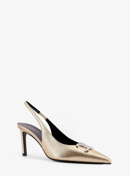 Celine Laminated Leather Alma Triomphe Pumps