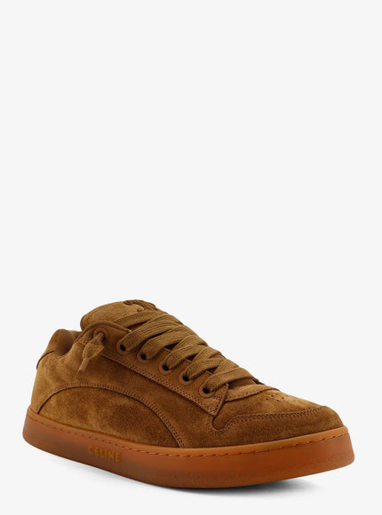 Celine Huntington Low-Top Suede Sneakers