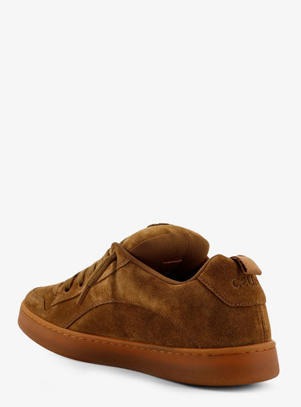 Celine Huntington Low-Top Suede Sneakers