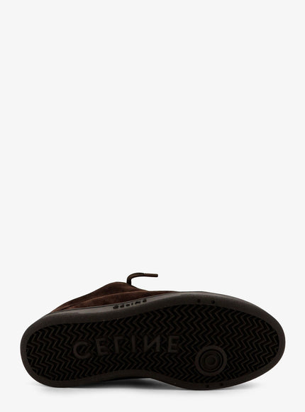 Celine Huntington Low-Top Suede Sneakers