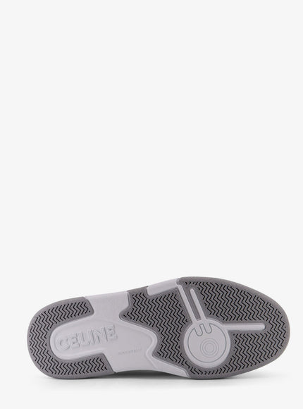 Celine Ct-09 Trainer Low-Top Leather Sneakers With Mesh Inserts