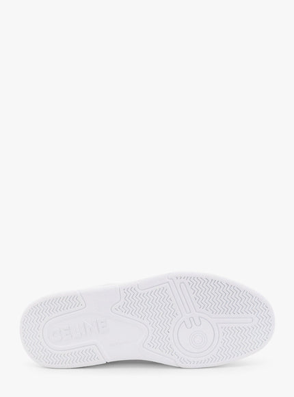 Celine Ct-09 Leather Sneakers With Mesh Inserts