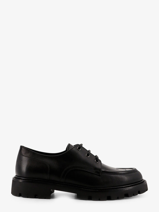 Celine Derby Margaret Leather Lace-Up Shoes Black
